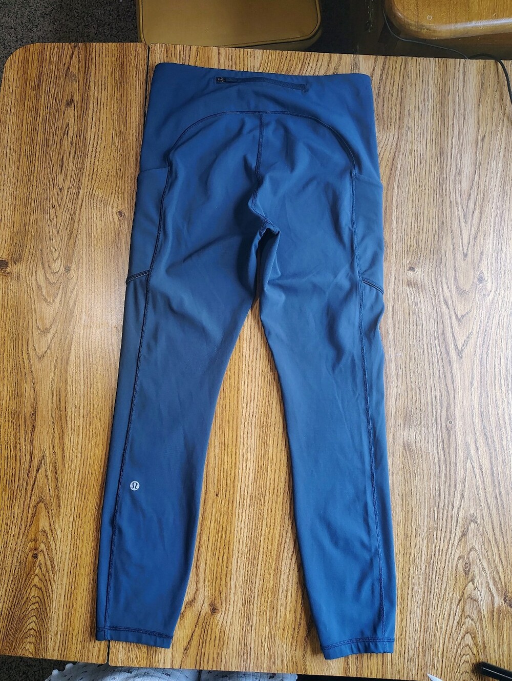 Lululemon Speed Up Tight Warp Tech Fleece Activewear High-Rise Mineral Blue sz 6 - Picture 4 of 16